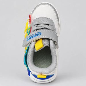 Bunny Blink light-up kids sneakers in blue, front view