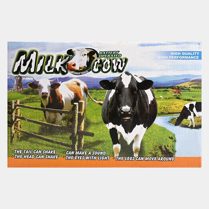 Walking Milk Cow Toy with Light & Sound