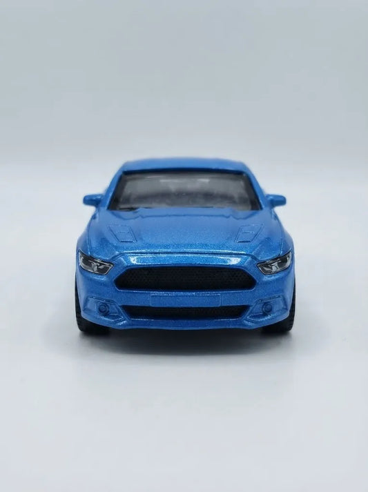 2015 Ford Mustang Blue Die Cast Pull Back Car