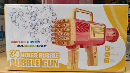 34 Holes Electric Bubble Gun Toy