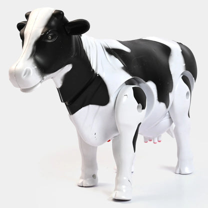 Walking Milk Cow Toy with Light & Sound