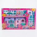My Happy Family Doll House Play Set – Electronic Sound & Light with Figures & Accessories | Ages 3+