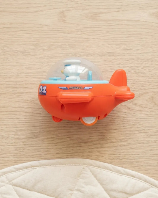Cute Cartoon Airplane Toy with Snowman Pilot for Kids 1+ Year | Mini Aircraft Toy