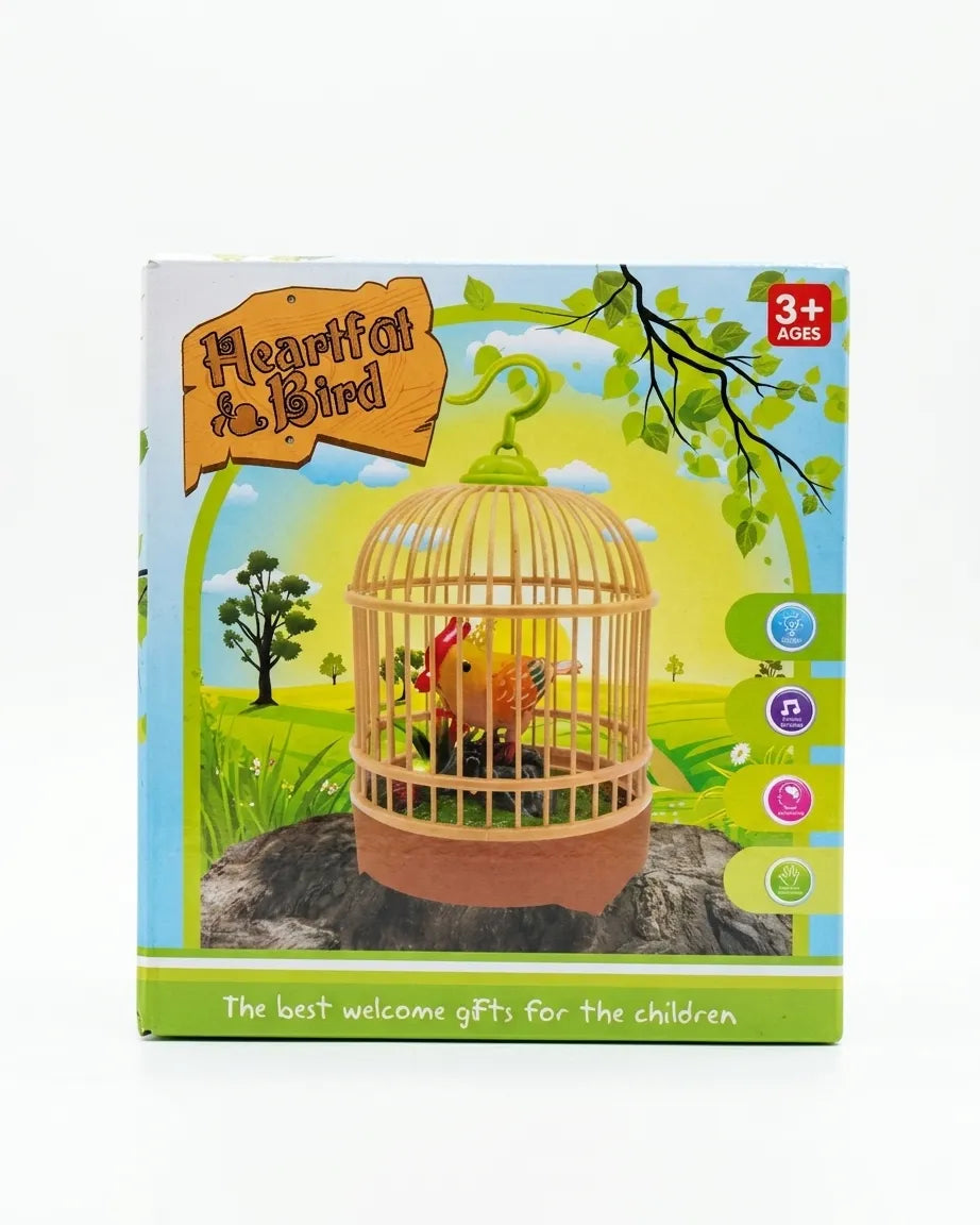 Kids Electronic Talking Bird Cage Toy – Interactive Animal Sound Toy