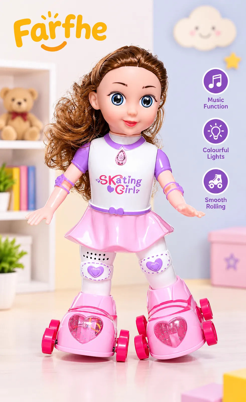 Skating Girl Doll