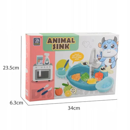 Kids Animal Sink Play Set