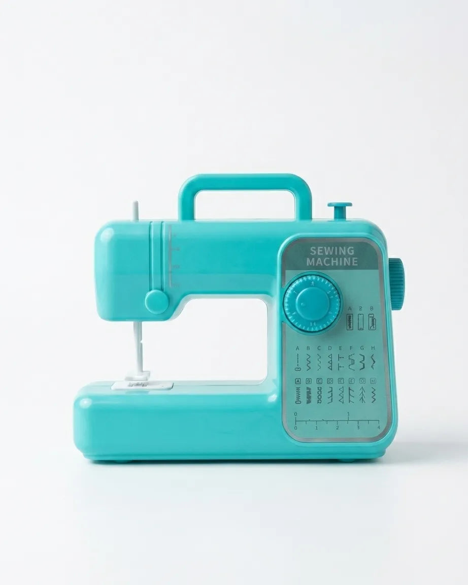 Kids Toy Sewing Machine Pretend Play Set with Light Effect
