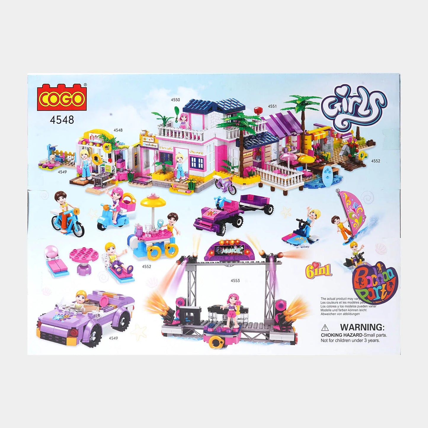 Shopping Mall Building Blocks Set