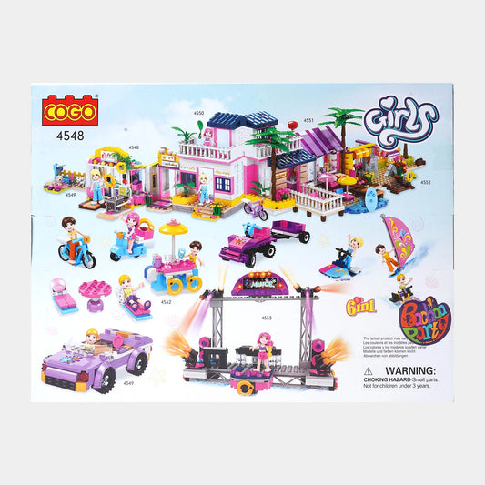 Shopping Mall Building Blocks Set