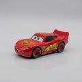 Red diecast pull-back car with friendly face and #95 front hood graphic