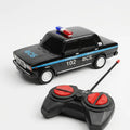Remote Control Police Car with Siren Light – Full Function RC | Black & White