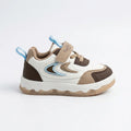 Kids Casual Sneakers in Pink, Pale Green & Brown | Farfhe