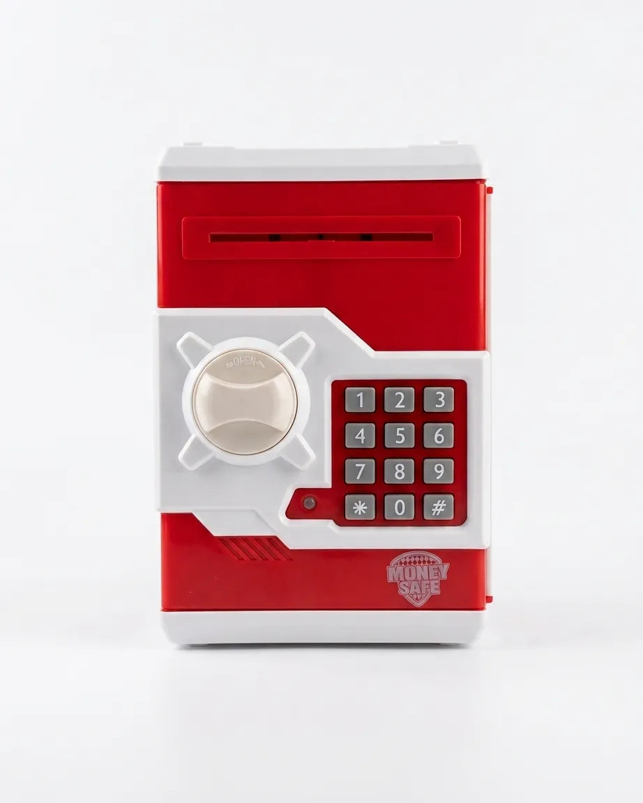 Kids Electronic Money Safe with Password Lock & Banknote Slot